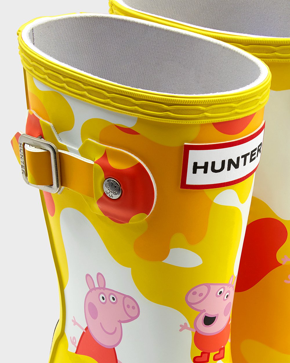 Hunter Niños Original Little Peppa Pig - Botas de Lluvia Amarillo - 843-BCSQPY